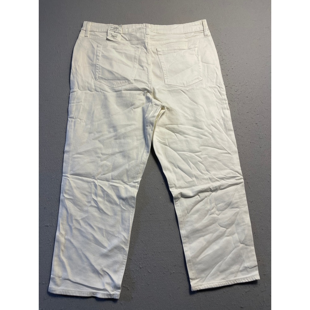 Free Assembly Original 90's Straight Denim White 18 Short W37 Womens - Picture 4 of 9